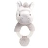SE6724: 14cm Keeleco Cuddle Zebra Ring Rattle (100% Recycled)